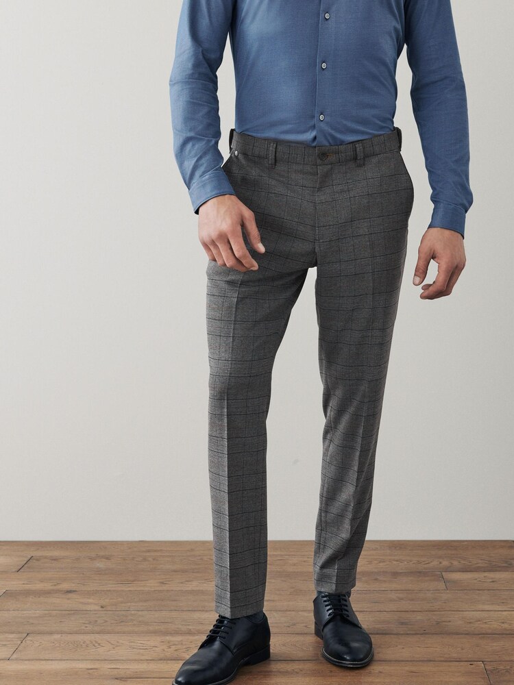 Blue Skinny Check Heritage Trousers - Image 1 of 7