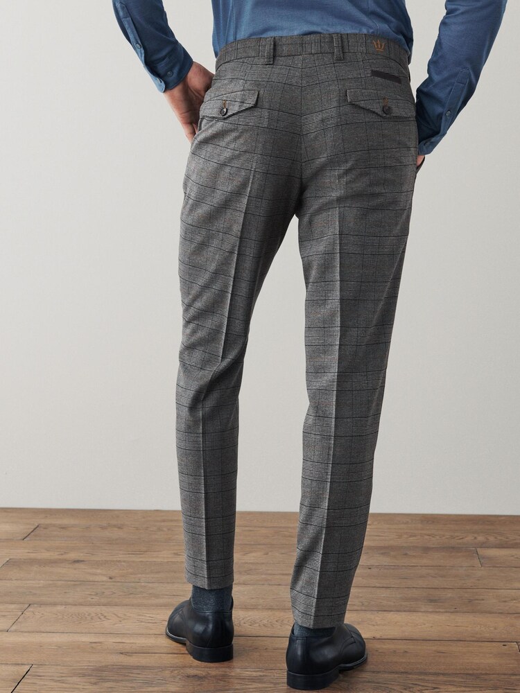 Blue Skinny Check Heritage Trousers - Image 2 of 7