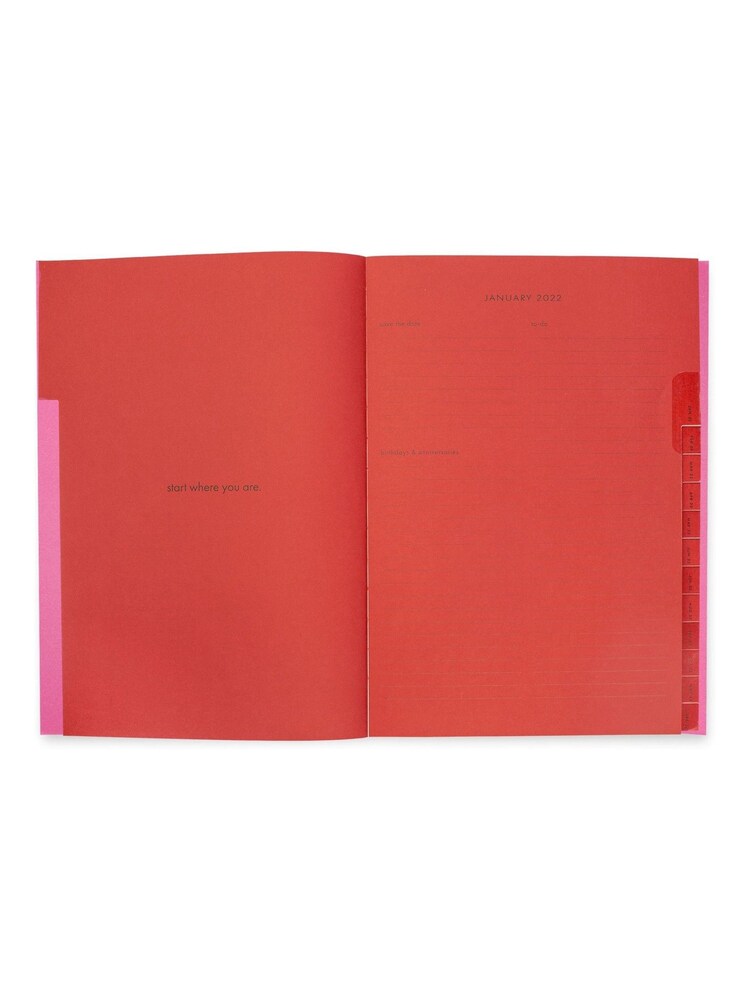 kate spade new york Black Fall Floral 12 Month Bookbound Planner - Image 2 of 5