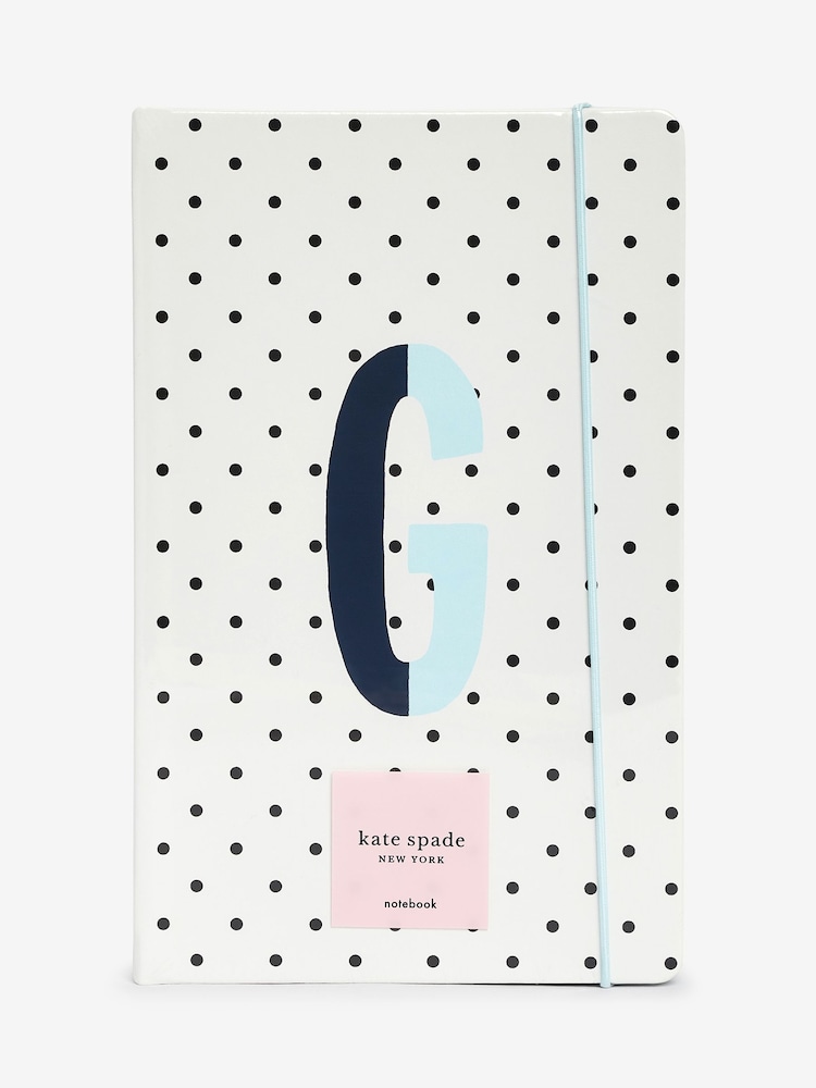 kate spade new york White Initial Take Note Sparks Of Joy Large Notebook - Image 1 of 2