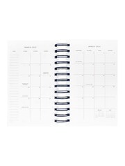 kate spade new york White Candy Stripe 17-Month Medium Spiral Planner - Image 4 of 5