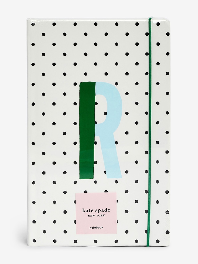 kate spade new york White Initial Take Note Sparks Of Joy Large Notebook - Image 1 of 2