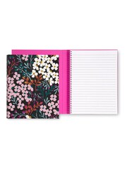 kate spade new york Black Fall Floral Concealed Spiral Notebook - Image 1 of 3