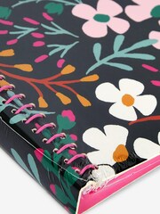 kate spade new york Black Fall Floral Concealed Spiral Notebook - Image 3 of 3