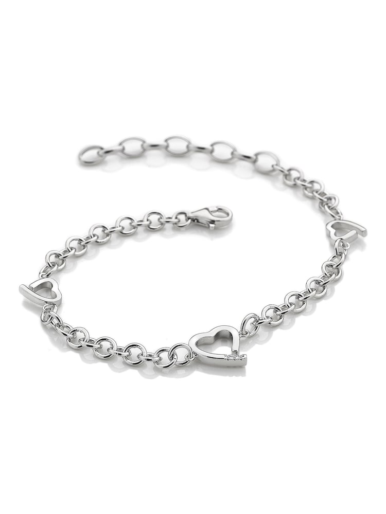 Hot Diamonds Silver Tone Warm Heart Bracelet - Image 2 of 3