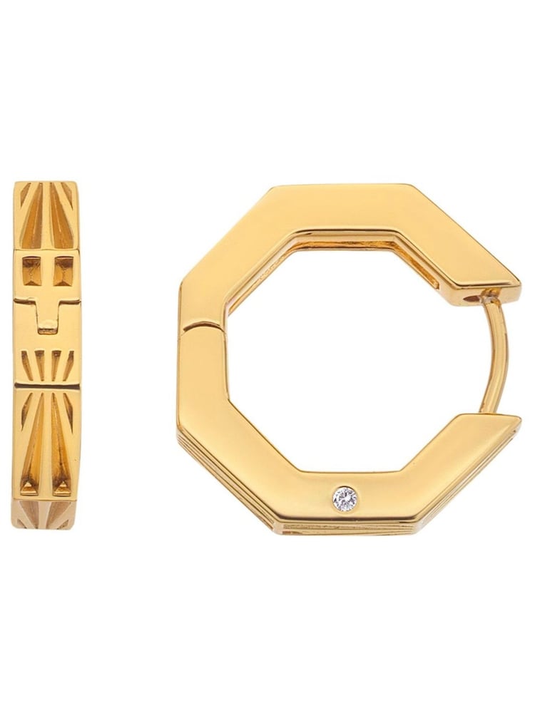 Hot Diamonds X Jac Jossa Gold Tone Hope Earrings - Image 2 of 3