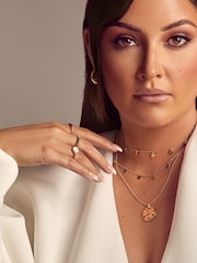 Hot Diamonds X Jac Jossa Gold Tone Soul Statement Earrings - Image 3 of 3