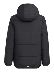adidas Black Junior Padded Winter Jacket - Image 3 of 6
