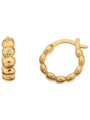 Hot Diamonds X Jac Jossa Gold Tone Beach Earrings - Image 2 of 3