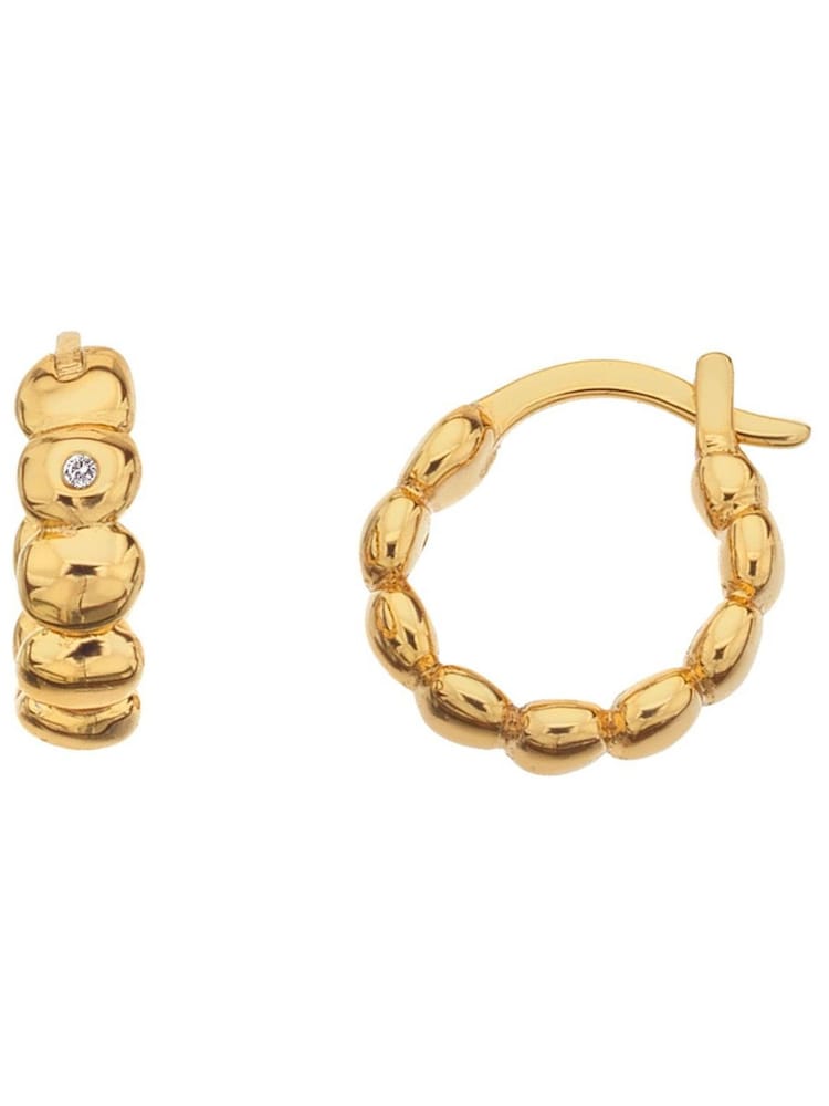 Hot Diamonds X Jac Jossa Gold Tone Beach Earrings - Image 2 of 3
