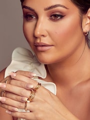 Hot Diamonds X Jac Jossa Gold Tone Beach Earrings - Image 3 of 3