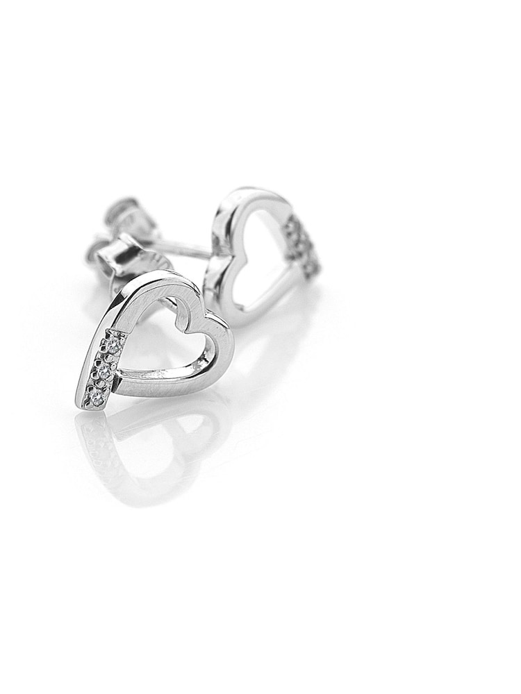 Hot Diamonds Silver Tone Romantic Earrings - Image 2 of 3 Hot Diamonds Silver Tone Romantic Earrings - Image 2 of 3