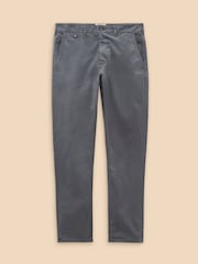 White Stuff Grey Sutton Organic Chino Trousers - Image 5 of 7