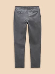 White Stuff Grey Sutton Organic Chino Trousers - Image 6 of 7