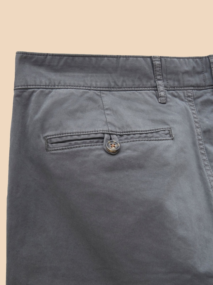 White Stuff Grey Sutton Organic Chino Trousers - Image 7 of 7