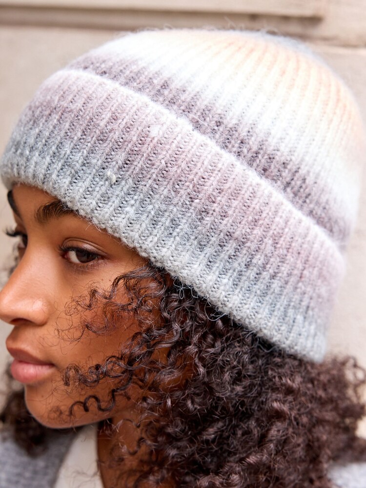 Enobarvni - Beanie kapa Ombre - Slika 2 iz 4