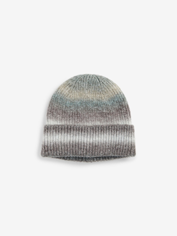 Enobarvni - Beanie kapa Ombre - Slika 4 iz 4