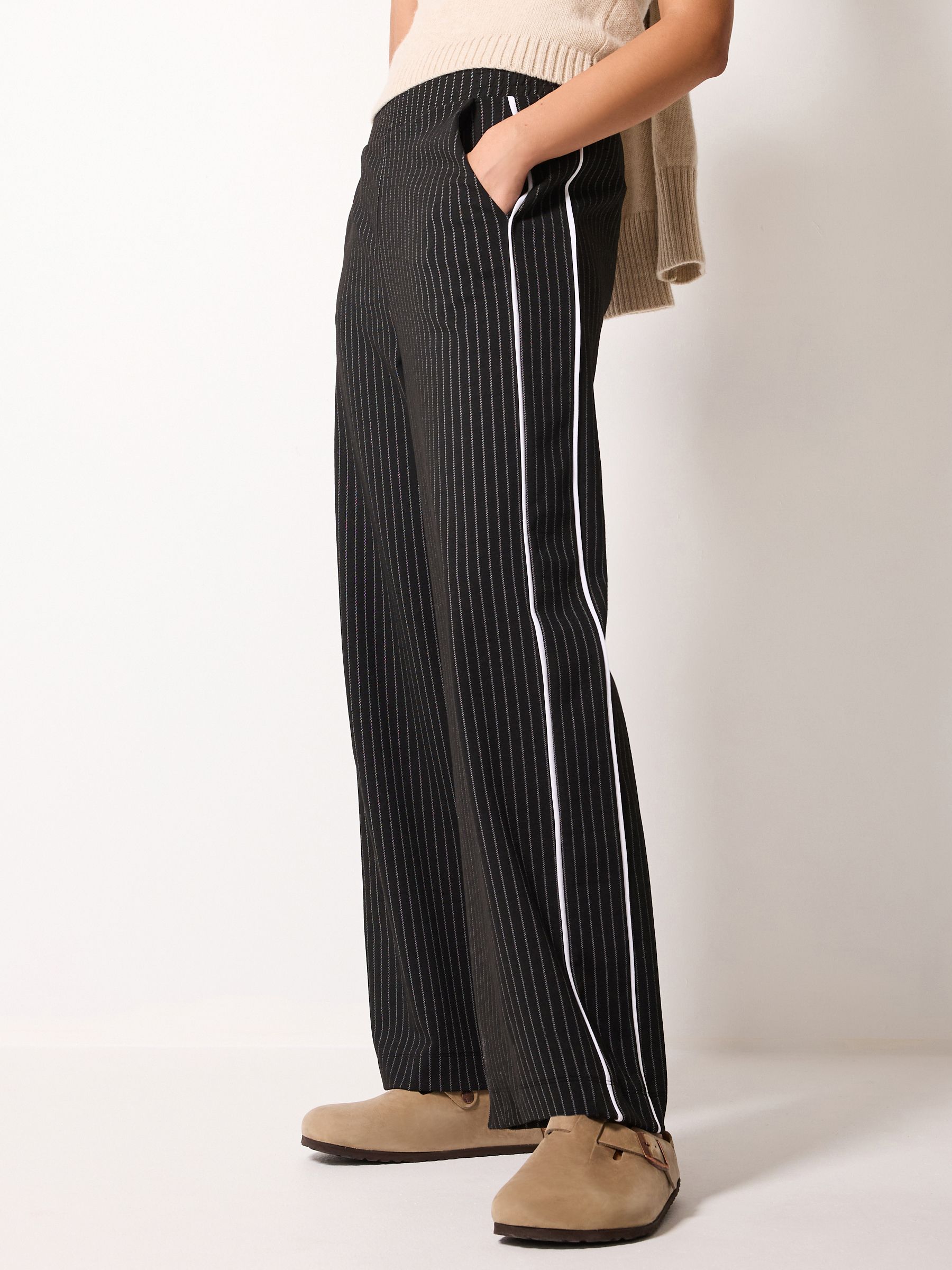 Next side stripe trousers shop