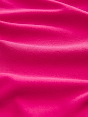 Pink Jersey Wide Leg Side Stripe Trousers - Image 6 of 6