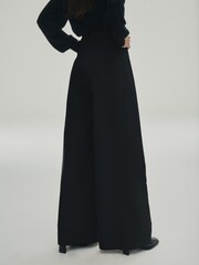 Black Premium Belted Trousers - Image 2 of 8