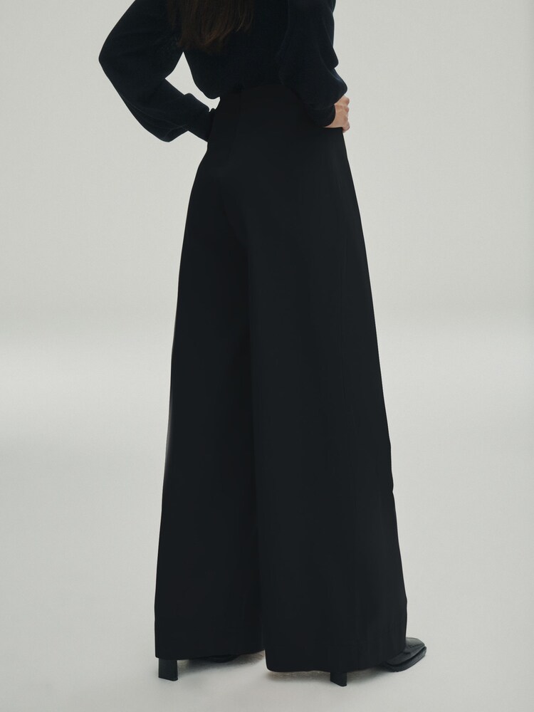 Black Premium Belted Trousers - Image 2 of 8