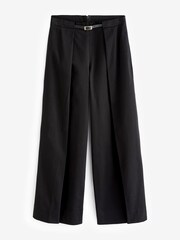 Black Premium Belted Trousers - Image 4 of 8