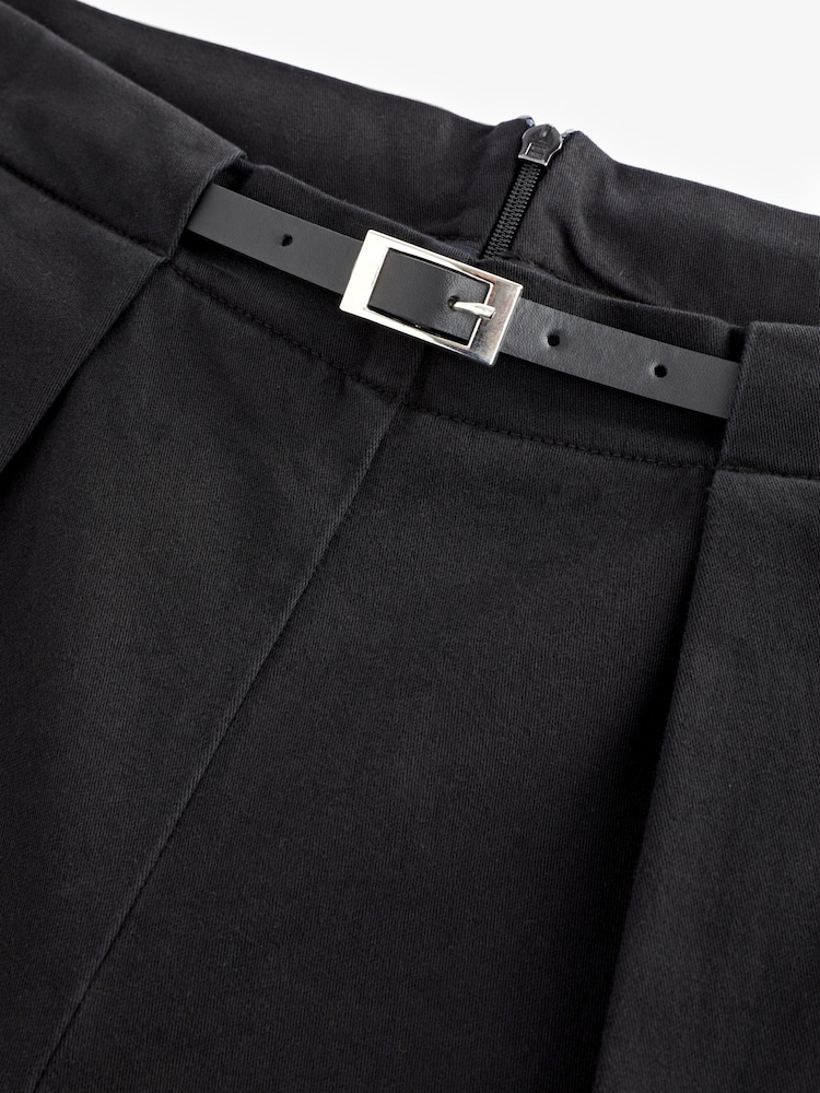 Black Premium Belted Trousers - Image 5 of 8