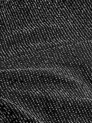 Black Sequin Wide Leg Trousers - Image 6 of 6
