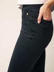 Black Jersey Thermal Leggings - Image 5 of 7