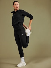 Black Fleece Lined Leggings - Image 1 of 8