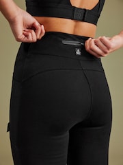 Black Fleece Lined Leggings - Image 5 of 8