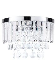 BHS Silver Paladina 2 Wall Light - Image 4 of 4