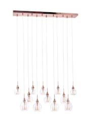 BHS Grey Carmella Pendant Chandelier Ceiling Light - Image 3 of 4