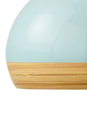 BHS Blue Bamboo Dome Shade - Image 5 of 5