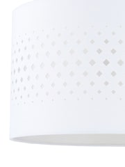 BHS White 30cm Laser Cut Shade - Image 5 of 5