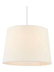BHS Natural 38cm Linen Shade - Image 4 of 4