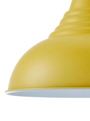BHS Yellow Steel Diner Easy Fit Shade - Image 3 of 3