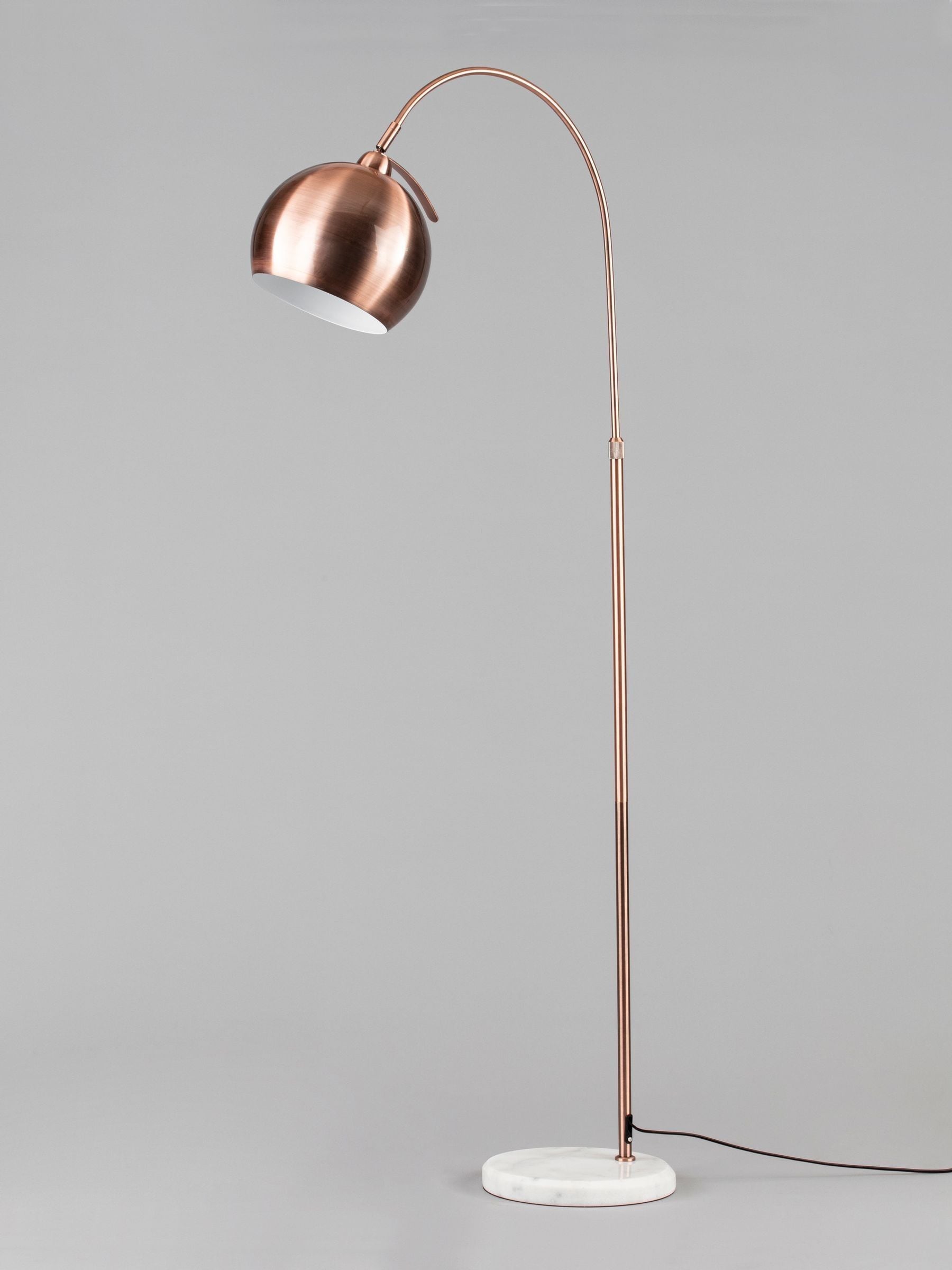 Copper floor lamp next top
