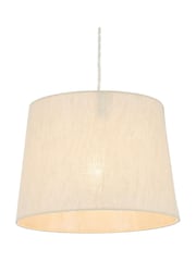BHS Natural 30cm Linen Shade - Image 2 of 5