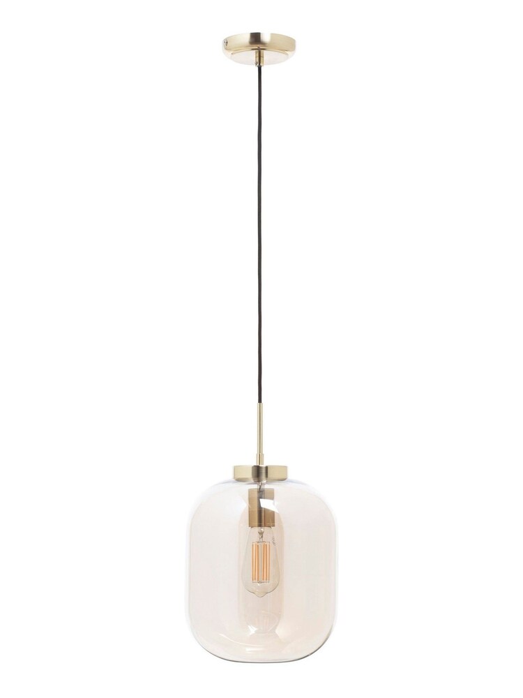 BHS Gold Draper Small Champagne Glass Celing Light Pendant - Image 4 of 4
