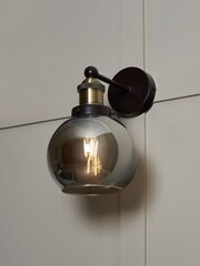 BHS Bronze Carter Industrial Wall Light - Image 1 of 6
