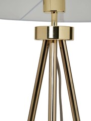 BHS Brass Tristan Tripod Floor Lamp - Image 7 of 7