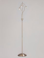 BHS Brass Marianne Floor Lamp - Image 2 of 5