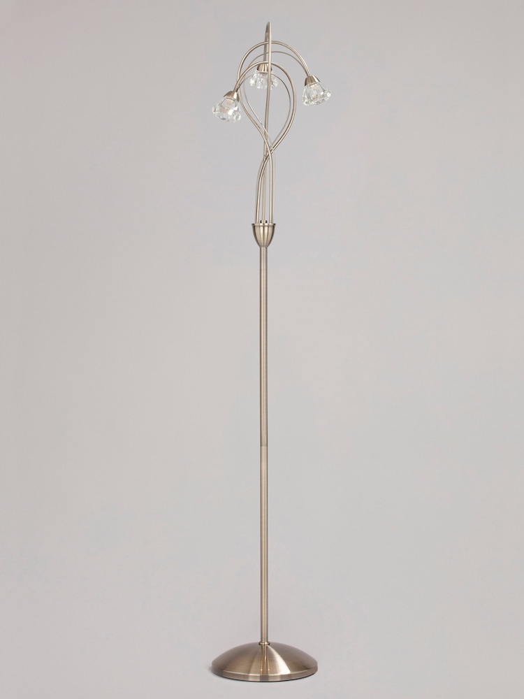 BHS Brass Marianne Floor Lamp - Image 2 of 5