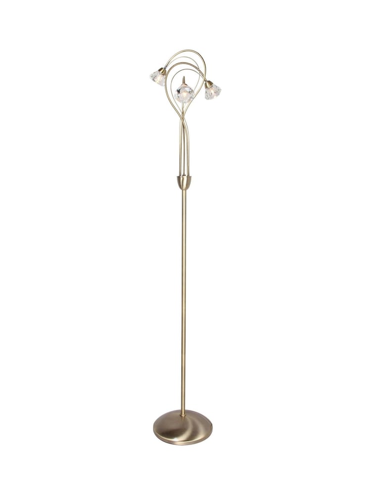 BHS Brass Marianne Floor Lamp - Image 5 of 5