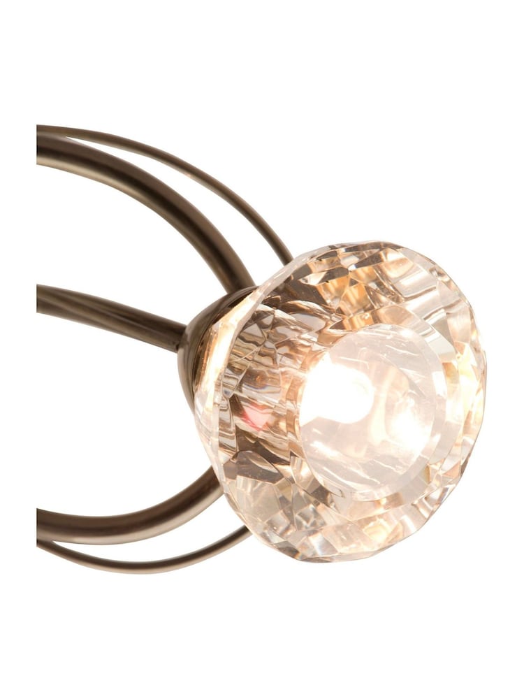 BHS Brass Marianne Flush Ceiling Light - Image 7 of 7