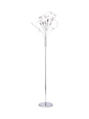 BHS Silver Lila Floor Lamp - Image 3 of 5