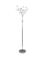 BHS Silver Lila Floor Lamp - Image 5 of 5