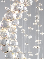 BHS Silver Abyss Flush Ceiling Light - Image 2 of 5