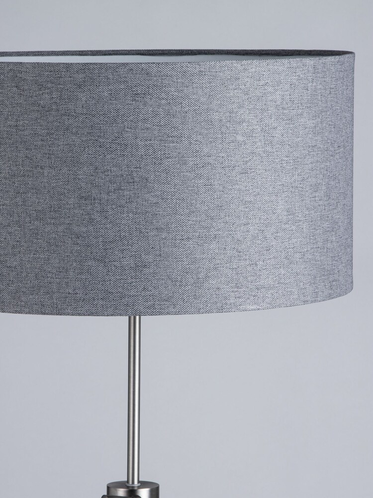 BHS Silver Pol Rise & Fall Tripod Floor Lamp - Image 2 of 4
